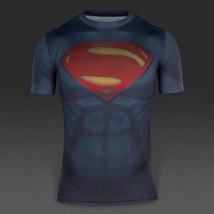 Superman Blue and Red Men's Shirt